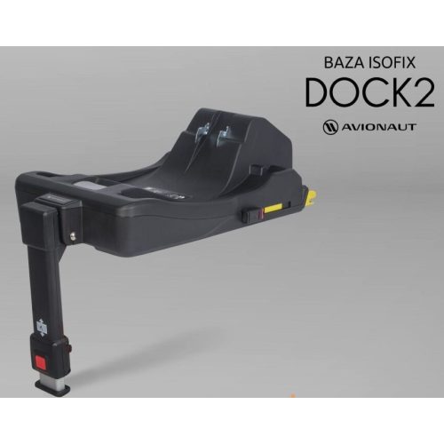 AVIONAUT DOCK 2 Black Isofix Bázistalp I-size Cosmo autóshordozóhoz