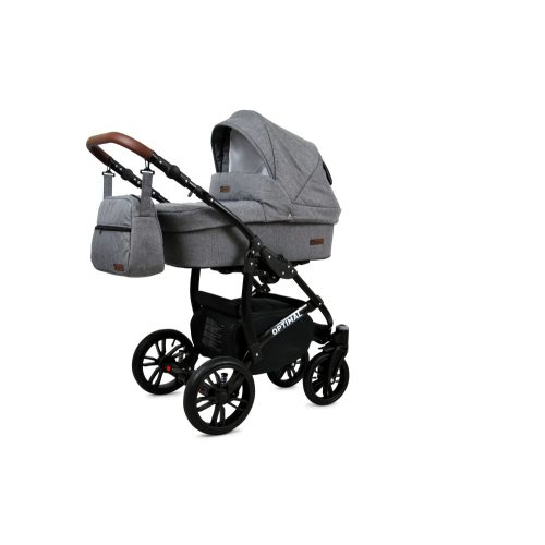 BABY LUX OPTIMAL ALU MULTIFUNKCIÓS BABAKOCSI (GREY FLEX) ISIZE hordozóval