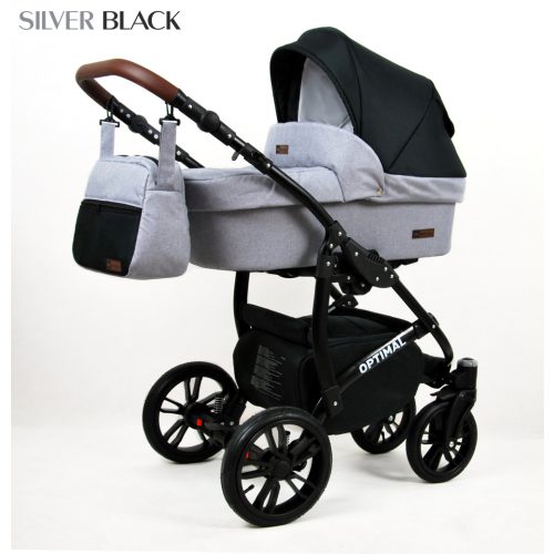 BABY LUX OPTIMAL ALU MULTIFUNKCIÓS BABAKOCSI (SILVER FLEX BLACK)