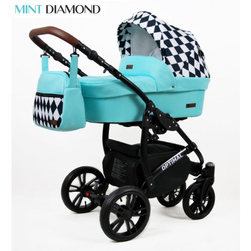 BABY LUX OPTIMAL ALU MULTIFUNKCIÓS BABAKOCSI (MINT DIAMOND)